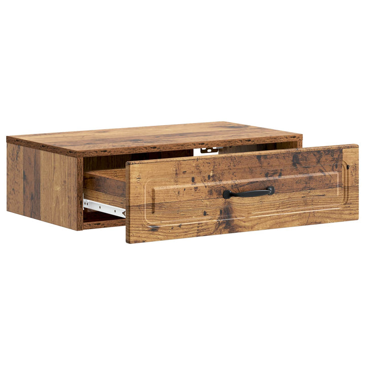 Væghængt Sideskab Gammelt træ 59 x 34,5 x 17 cm Konstrueret træ