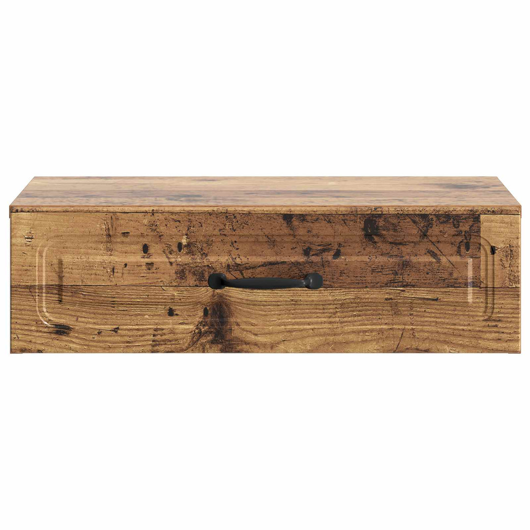 Væghængt Sideskab Gammelt træ 59 x 34,5 x 17 cm Konstrueret træ