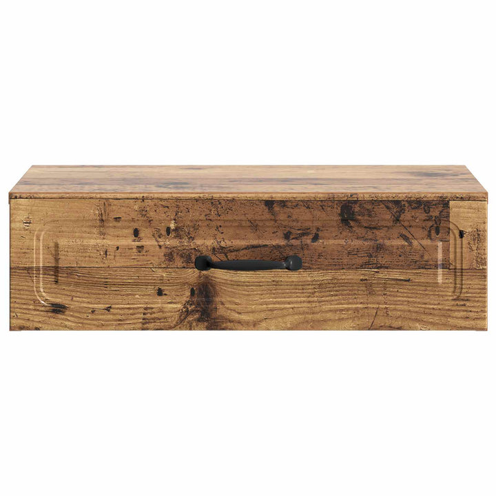 Væghængt Sideskab Gammelt træ 59 x 34,5 x 17 cm Konstrueret træ