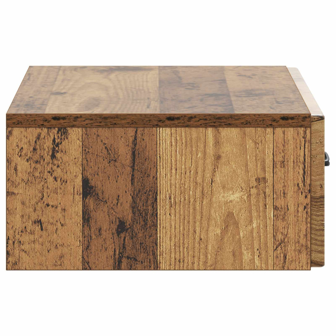 Væghængt Sideskab Gammelt træ 59 x 34,5 x 17 cm Konstrueret træ