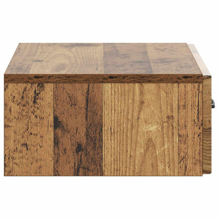 Væghængt Sideskab Gammelt træ 59 x 34,5 x 17 cm Konstrueret træ