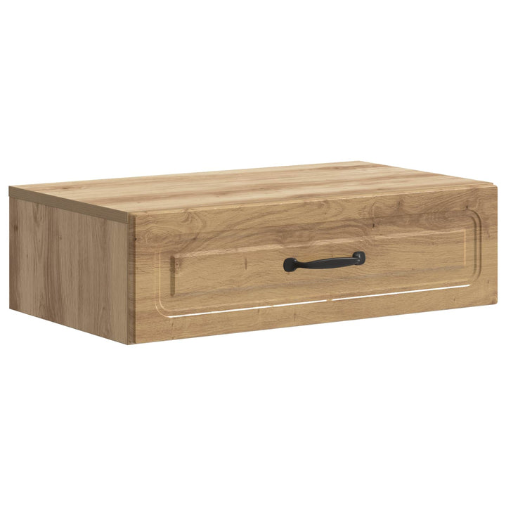 Væghængt Sideskab 59 x 34,5 x 17 cm Konstrueret træ Artisan-eg