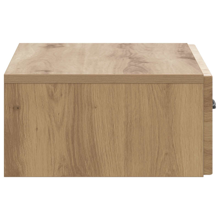 Væghængt Sideskab 59 x 34,5 x 17 cm Konstrueret træ Artisan-eg