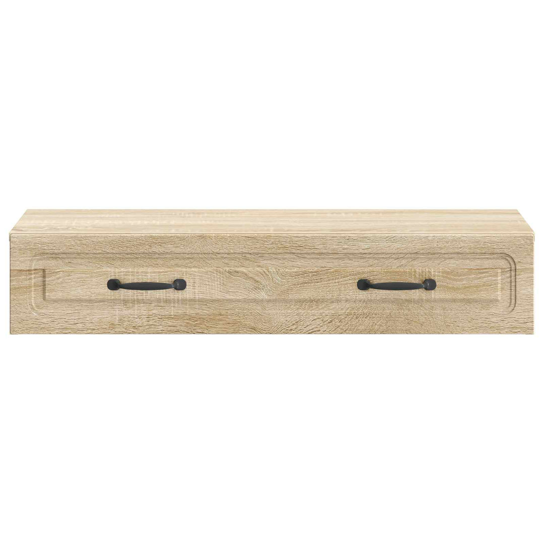 Væghængt Sideskab Sonoma-eg 87,5 x 34,5 x 17 cm Konstrueret træ