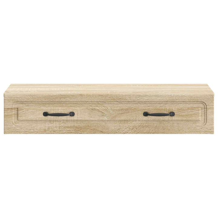Væghængt Sideskab Sonoma-eg 87,5 x 34,5 x 17 cm Konstrueret træ