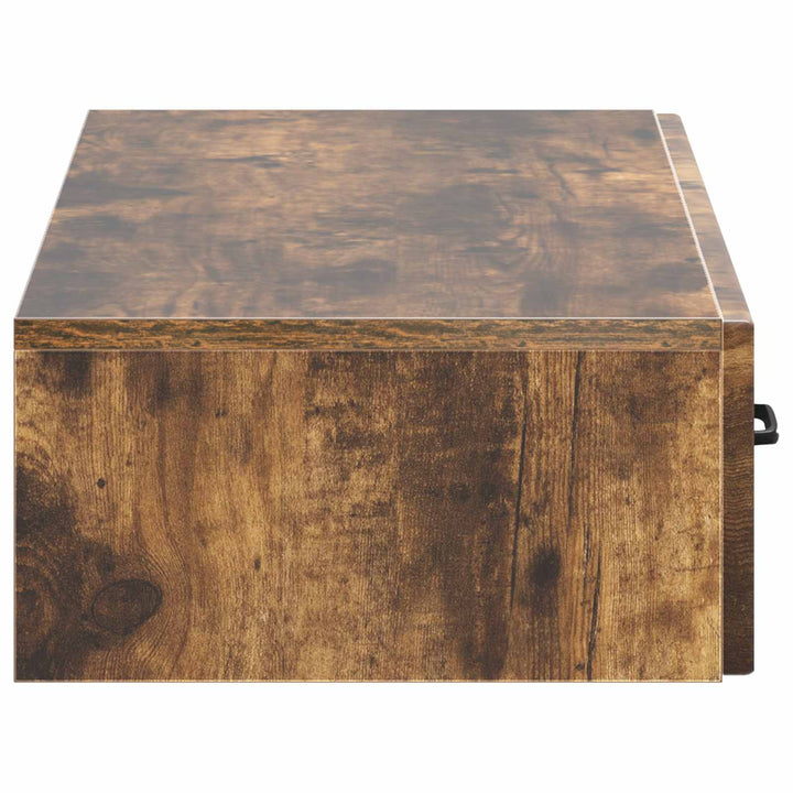 Væghængt Sideskab Røget eg 87,5 x 34,5 x 17 cm Konstrueret træ