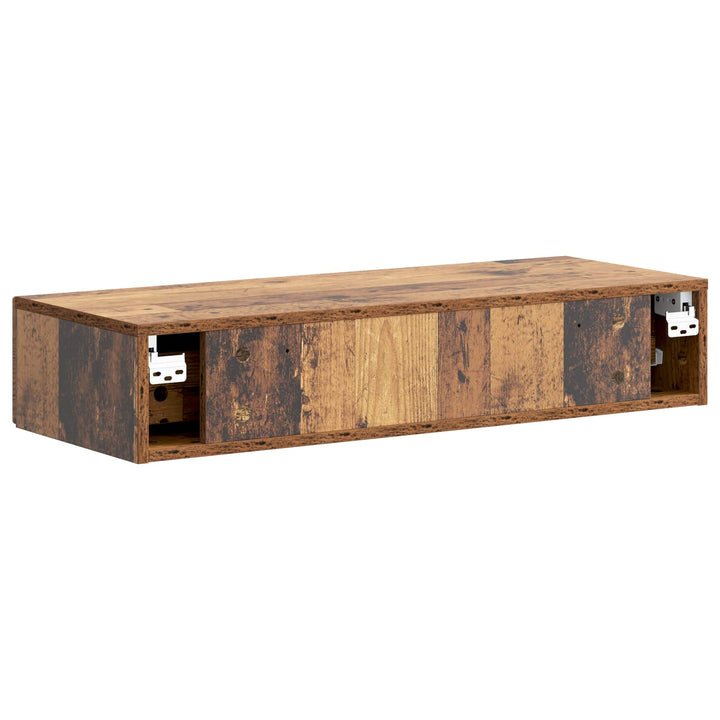 Væghængt Sideskab Gammelt træ 87,5 x 34,5 x 17 cm