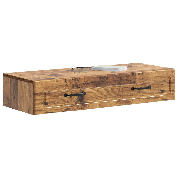 Væghængt Sideskab Gammelt træ 87,5 x 34,5 x 17 cm