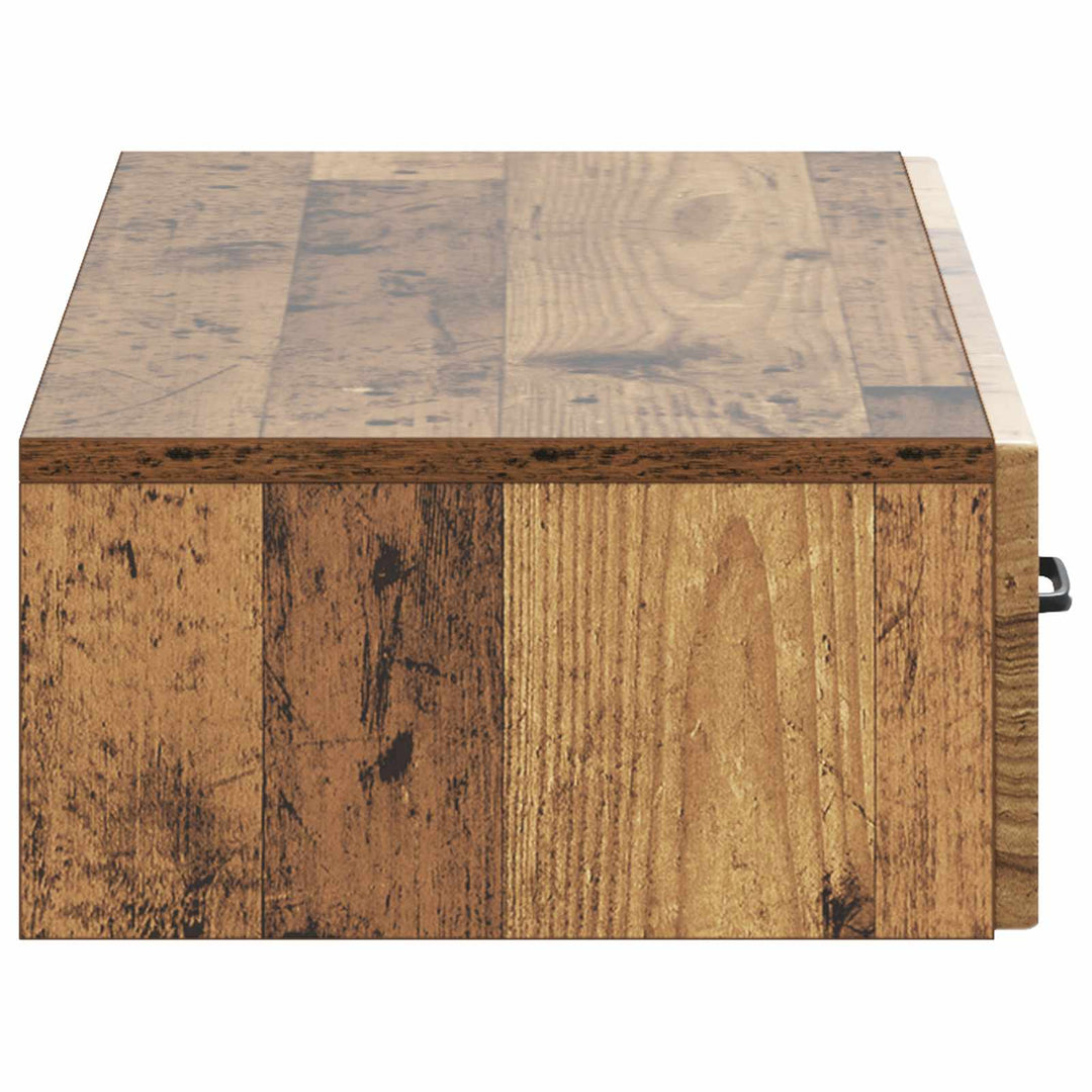 Væghængt Sideskab Gammelt træ 87,5 x 34,5 x 17 cm