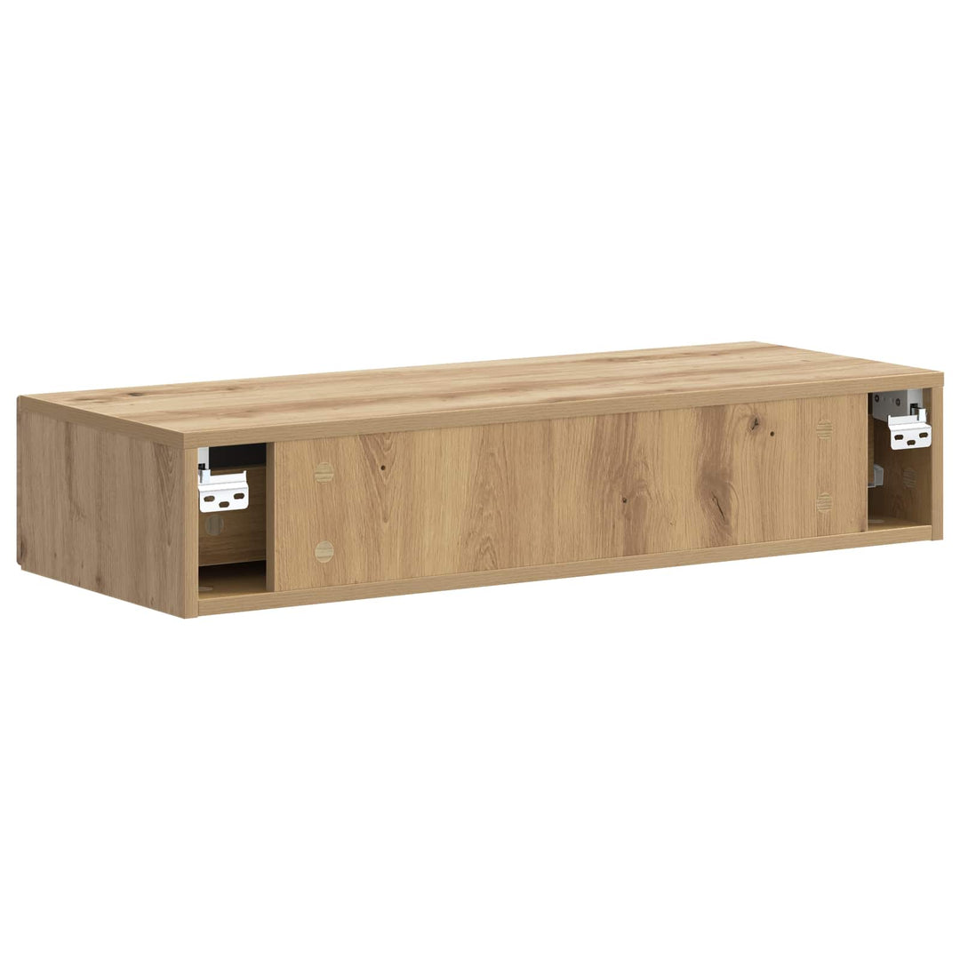 Væghængt Sideskab 87,5 x 34,5 x 17 cm Konstrueret træ