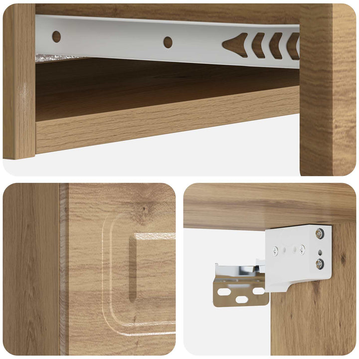 Væghængt Sideskab 87,5 x 34,5 x 17 cm Konstrueret træ