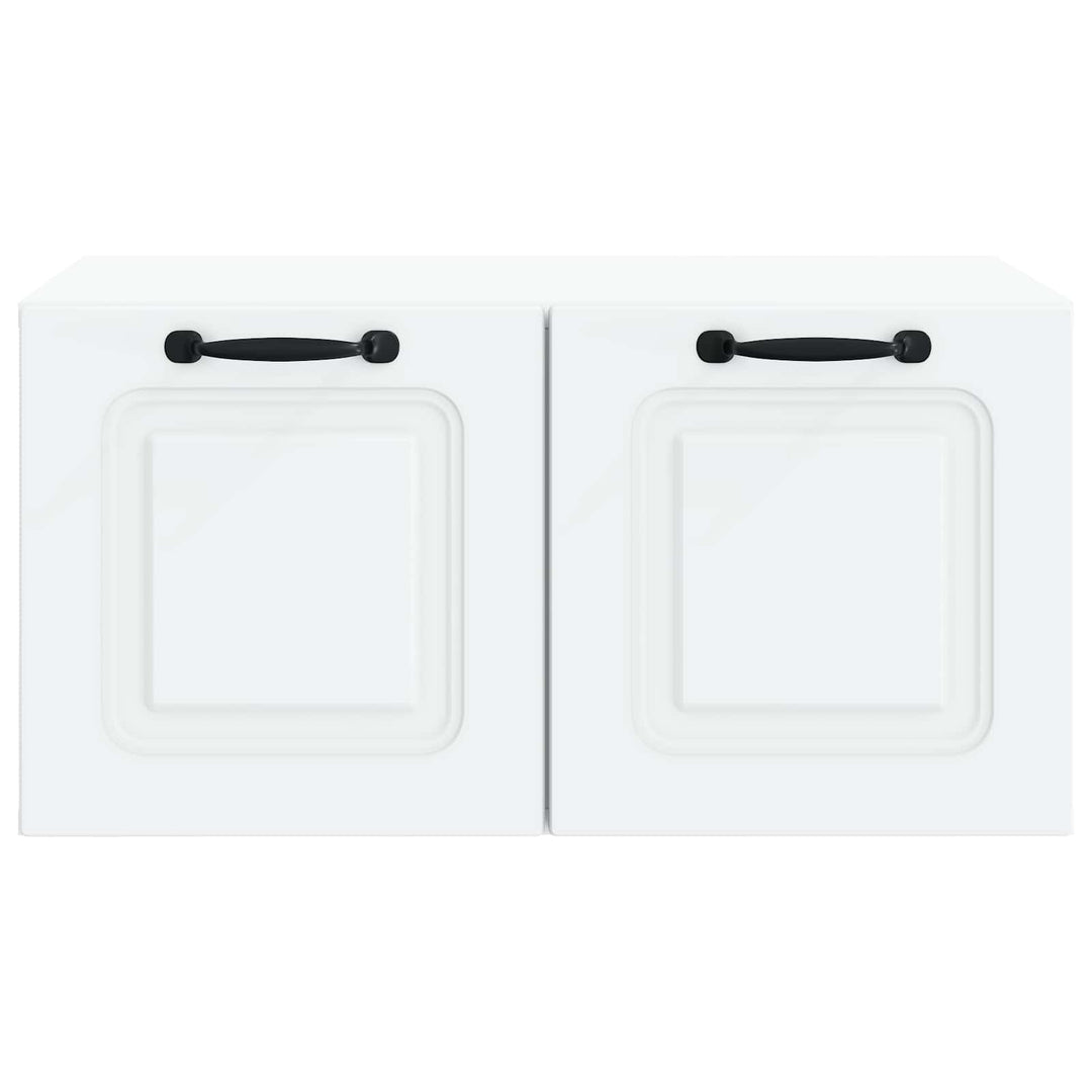 Væghængt TV-skab Hvid 59,5 x 41 x 30 cm Konstrueret træ