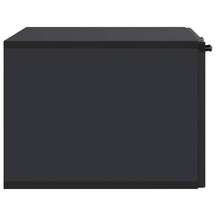 Væghængt TV-skab Sort 59,5 x 41 x 30 cm Konstrueret træ