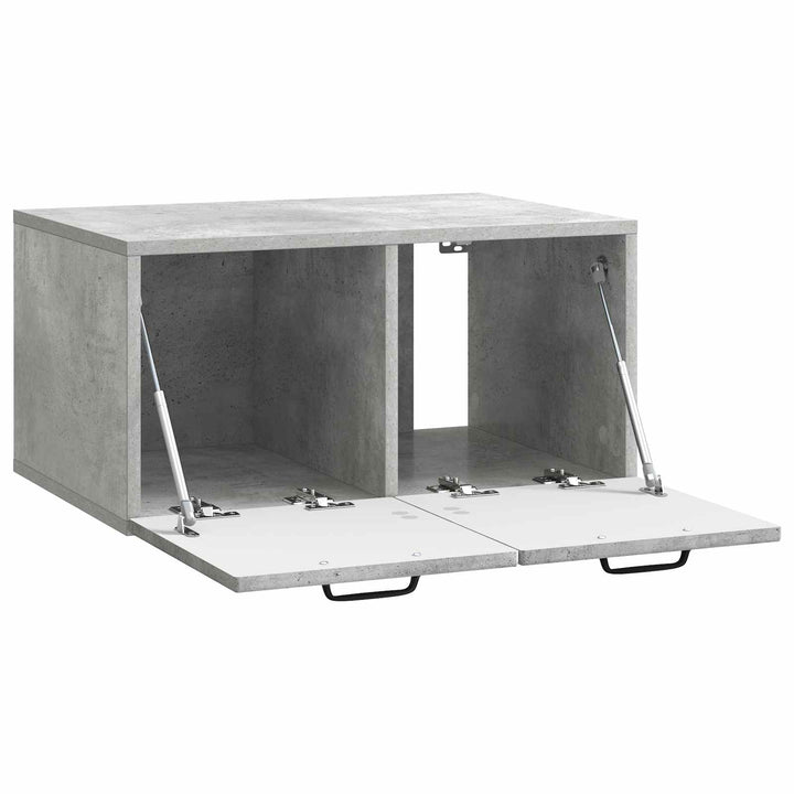 Væghængt TV-skab Betongrå 59,5 x 41 x 30 cm Konstrueret træ