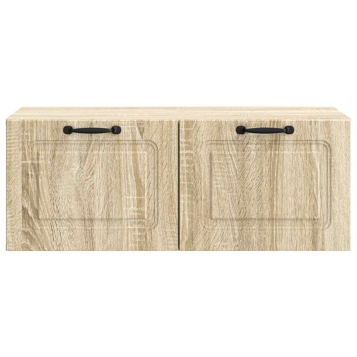 Væghængt TV-skab Sonoma-eg 78,5 x 41 x 30 cm Konstrueret træ
