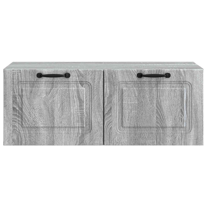 Væghængt TV-skab Vægmonteret Grå sonoma-eg 78,5 x 41 x 30 cm