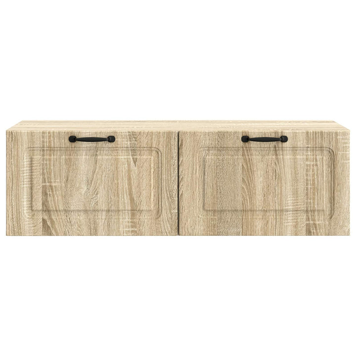 Væghængt TV-skab Sonoma-eg 98 x 41 x 30 cm Konstrueret træ