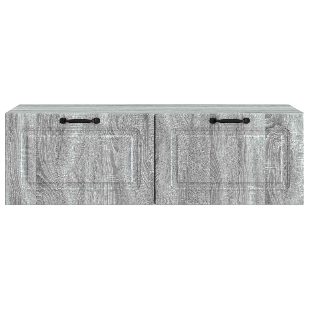 Væghængt TV-skab Grå sonoma-eg 98 x 41 x 30 cm Konstrueret træ