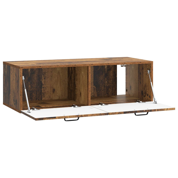 Væghængt TV-skab Gammelt træ 98 x 41 x 30 cm Konstrueret træ