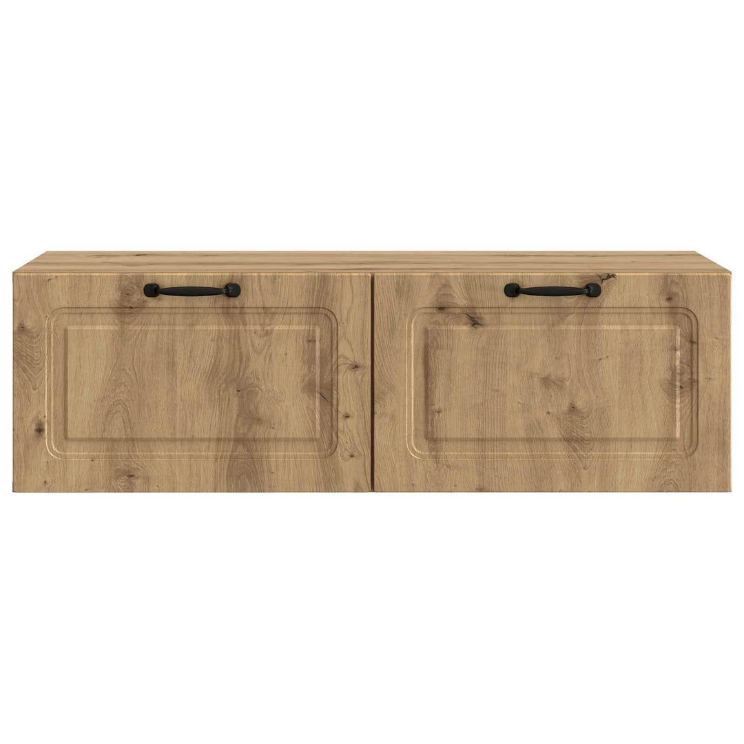 Væghængt TV-skab 98 x 41 x 30 cm Artisan-eg Konstrueret træ