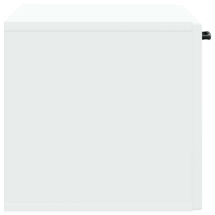 Væghængt TV-skab Hvid 59,5 x 31 x 30 cm Konstrueret træ