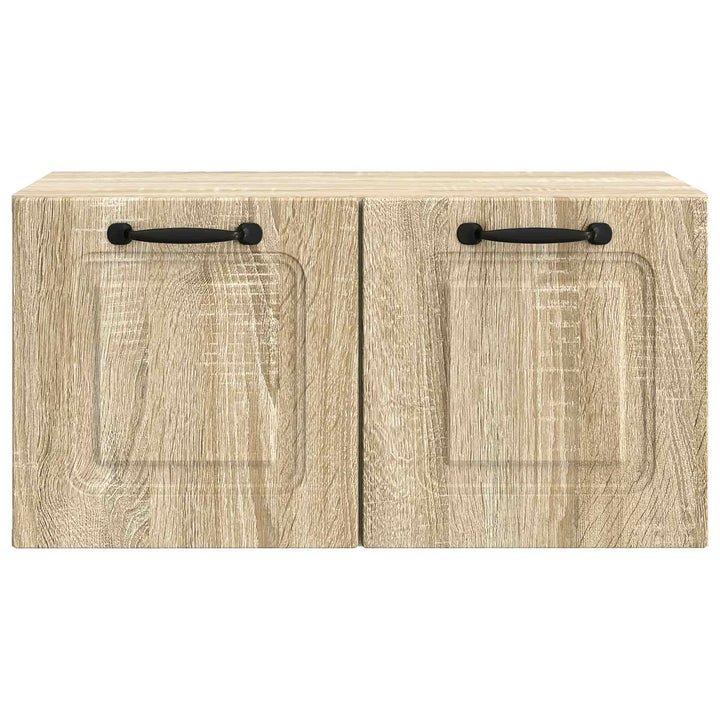 Væghængt TV-skab Sonoma-eg 59,5 x 31 x 30 cm Konstrueret træ