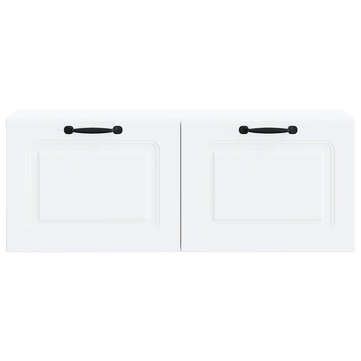 Væghængt TV-skab Hvid 78,5 x 31 x 30 cm Konstrueret træ