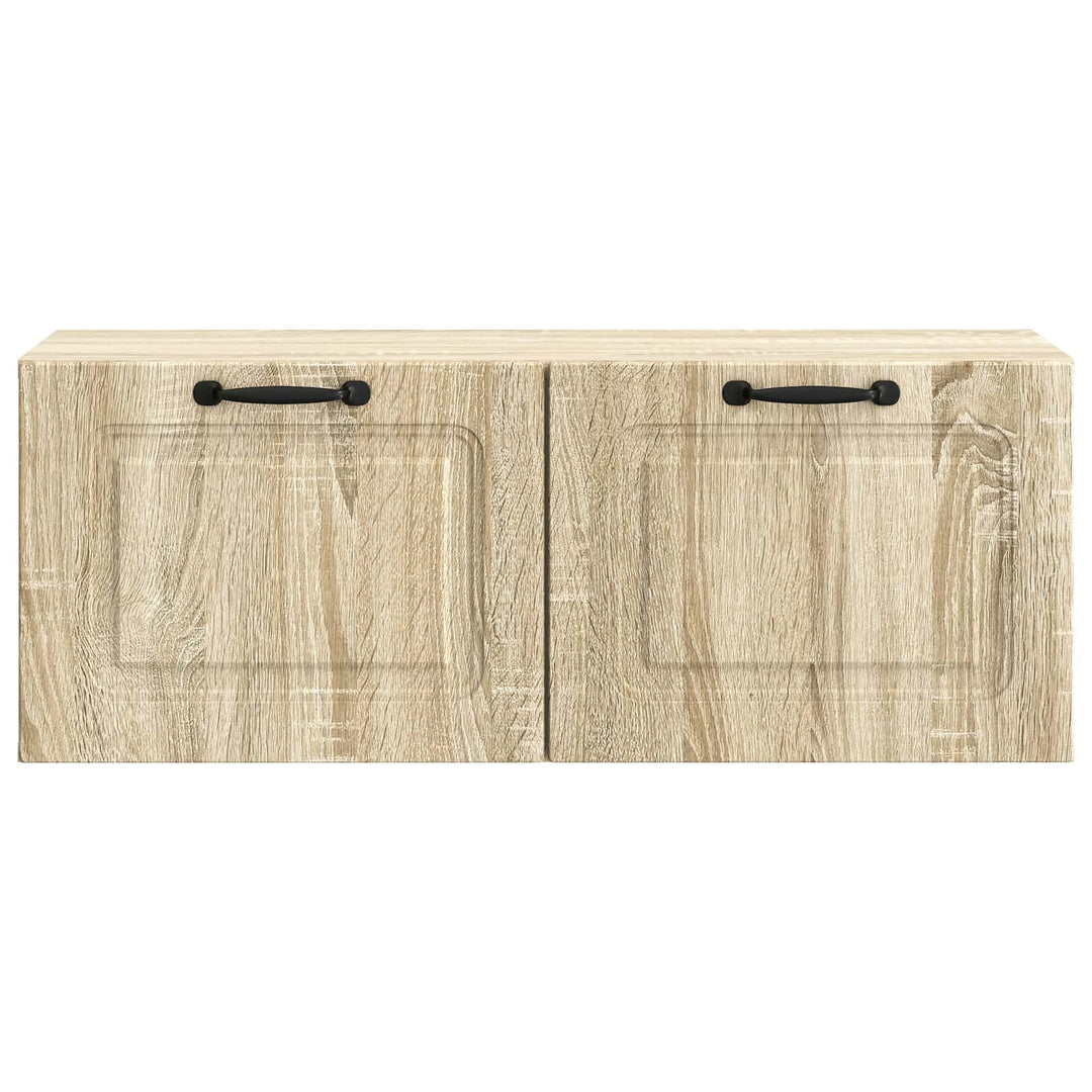 Væghængt TV-skab Sonoma-eg 78,5 x 31 x 30 cm Konstrueret træ