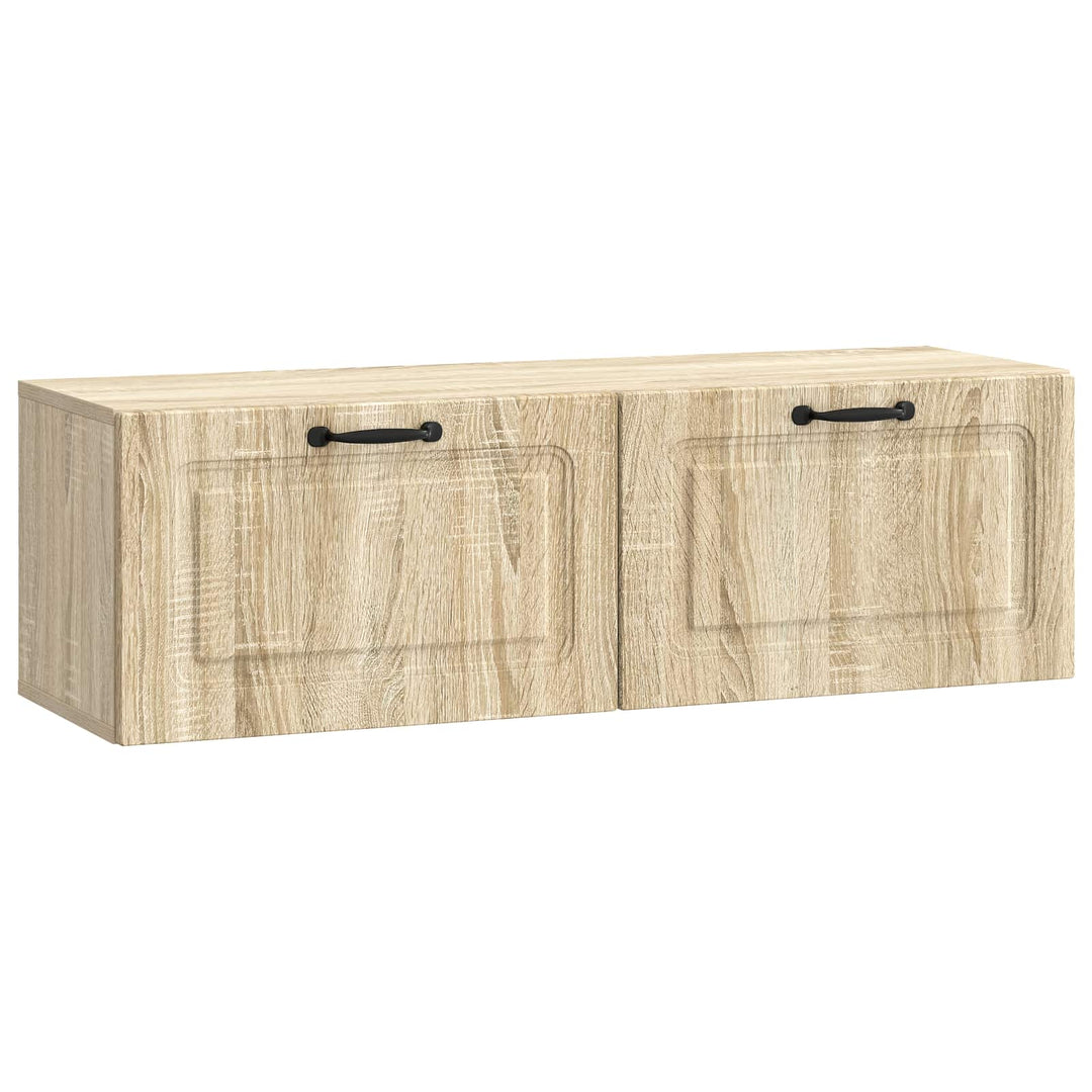 Væghængt TV-skab Sonoma-eg 98 x 31 x 30 cm Konstrueret træ