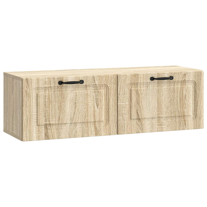Væghængt TV-skab Sonoma-eg 98 x 31 x 30 cm Konstrueret træ