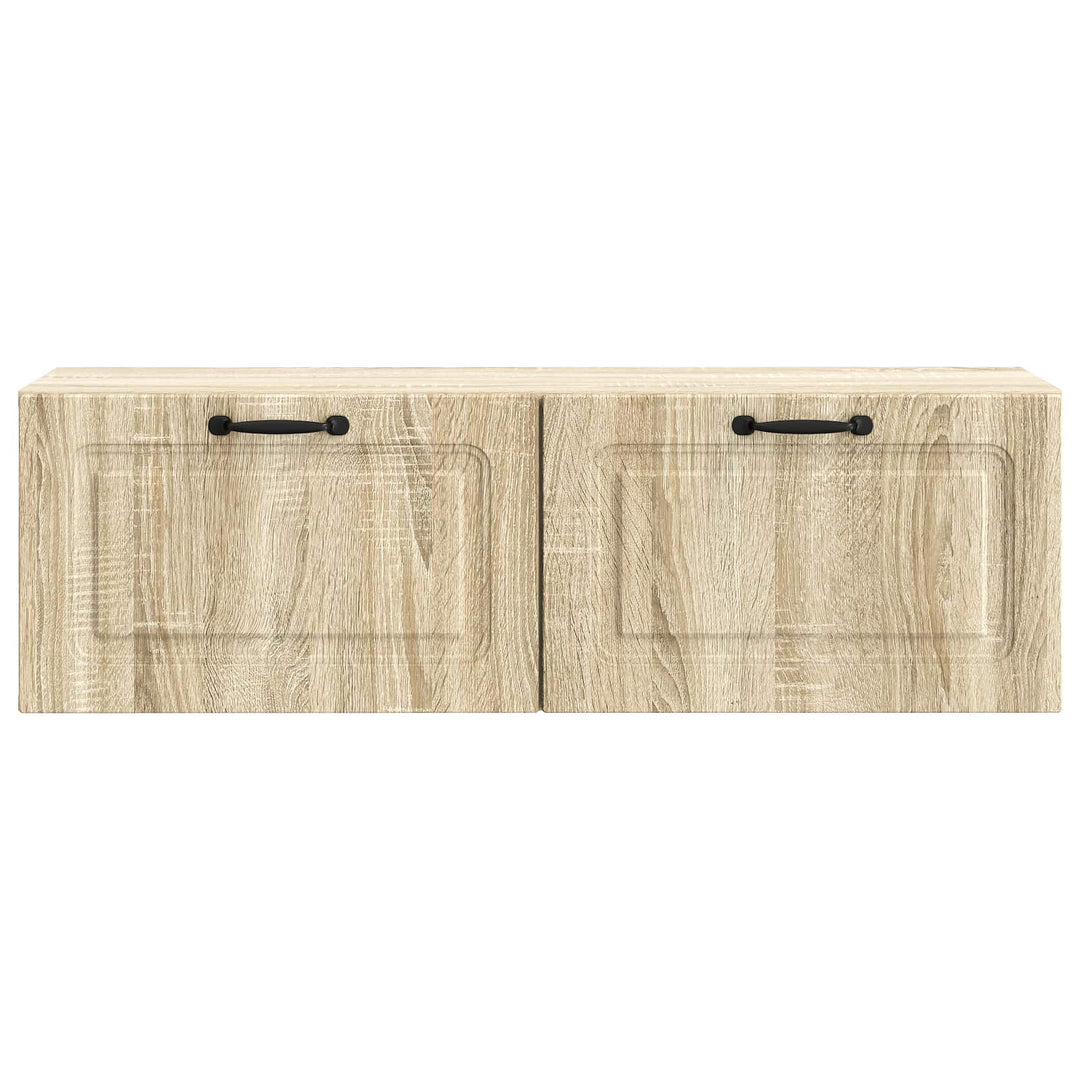 Væghængt TV-skab Sonoma-eg 98 x 31 x 30 cm Konstrueret træ