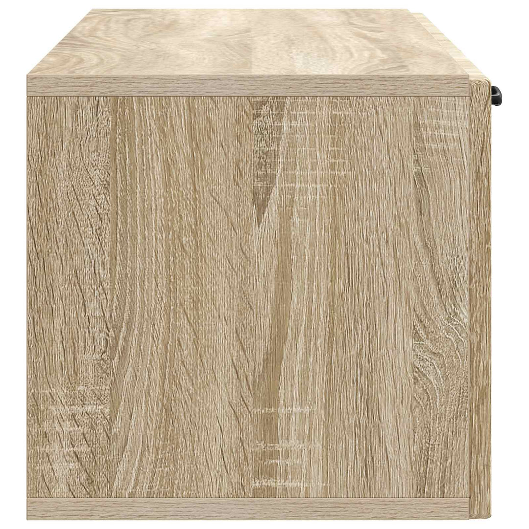 Væghængt TV-skab Sonoma-eg 98 x 31 x 30 cm Konstrueret træ