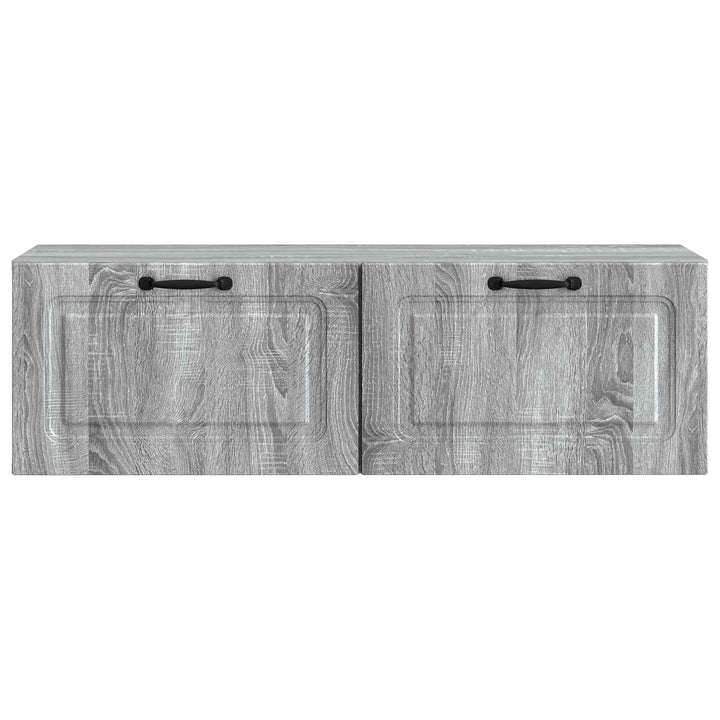 Væghængt TV-skab Grå sonoma-eg 98 x 31 x 30 cm Konstrueret træ
