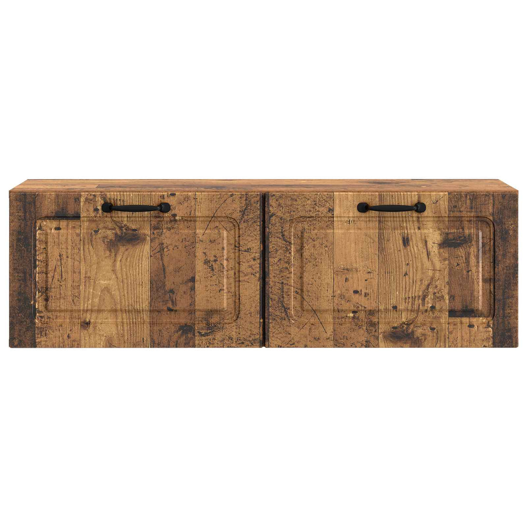 Væghængt TV-skab Gammelt træ 98 x 31 x 30 cm Konstrueret træ