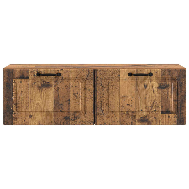 Væghængt TV-skab Gammelt træ 98 x 31 x 30 cm Konstrueret træ