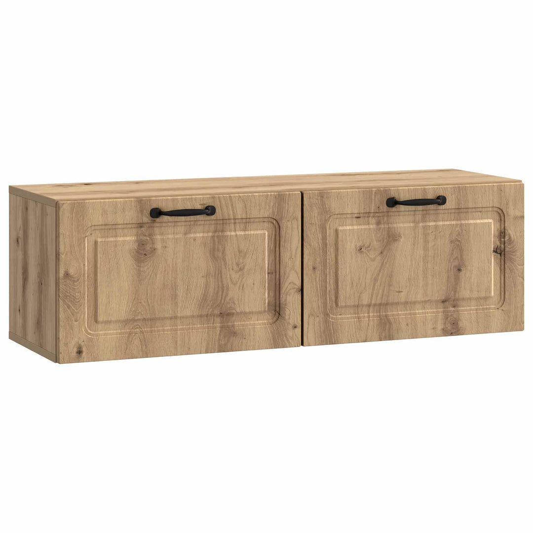 Væghængt TV-skab 98 x 31 x 30 cm Artisan-eg Konstrueret træ