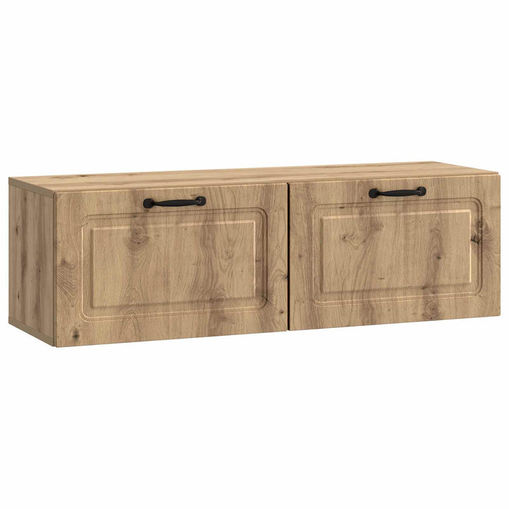 Væghængt TV-skab 98 x 31 x 30 cm Artisan-eg Konstrueret træ