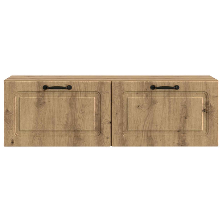 Væghængt TV-skab 98 x 31 x 30 cm Artisan-eg Konstrueret træ