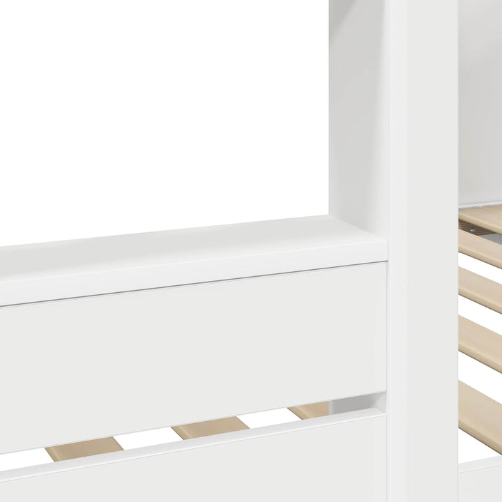 Køjeseng til Børn Hvid 80 x 200 cm Konstrueret træ