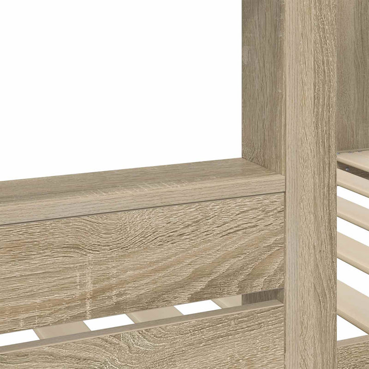 Køjeseng til Børn Sonoma eg 80 x 200 cm Konstrueret træ