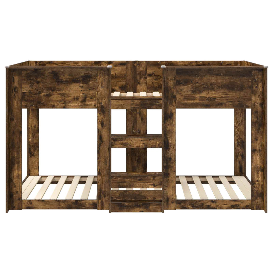 Køjeseng til Børn Røget eg 80 x 200 cm Konstrueret træ