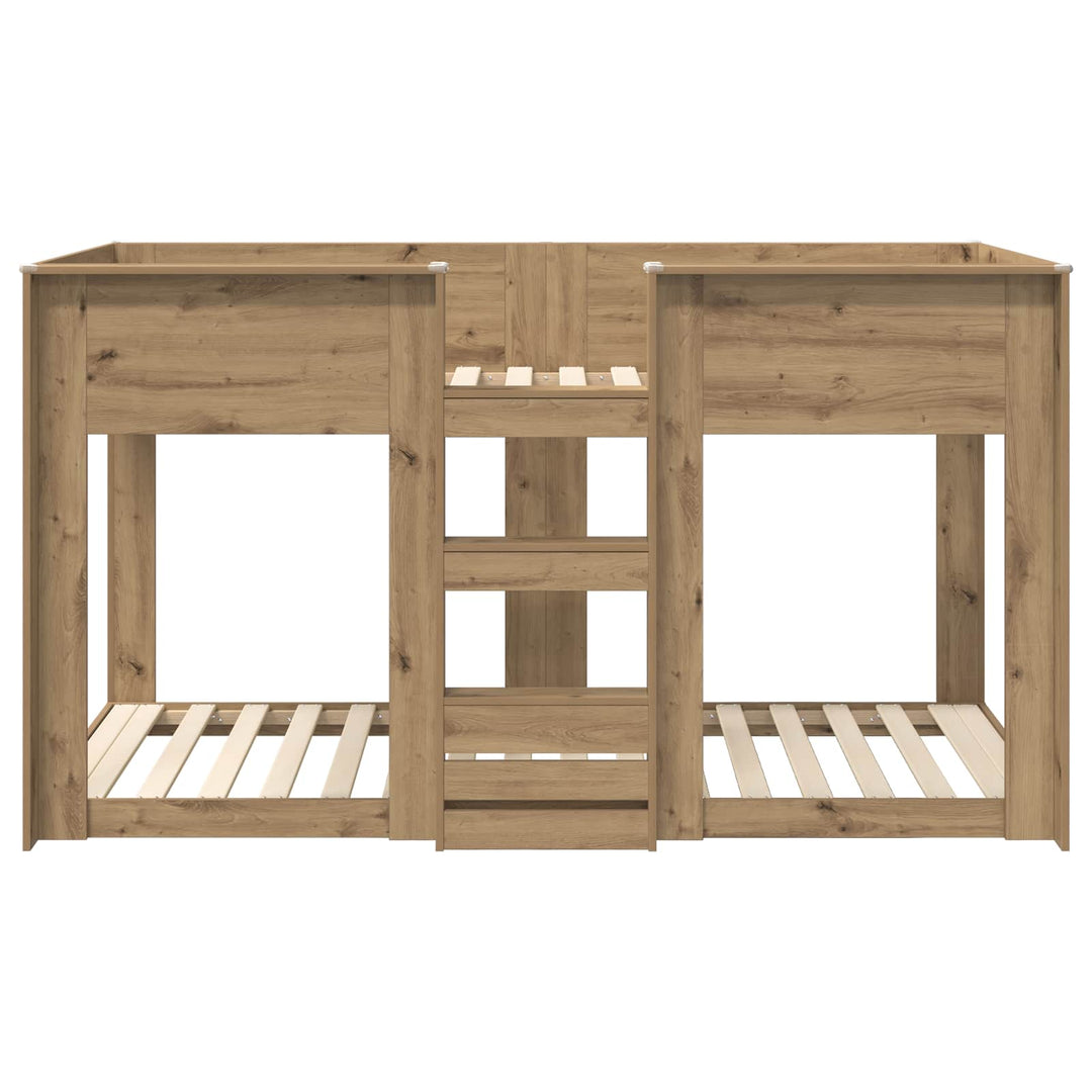 Køjeseng til Børn Artisan Egetræ 80 x 200 cm Konstrueret træ