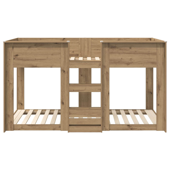 Køjeseng til Børn Artisan Egetræ 80 x 200 cm Konstrueret træ