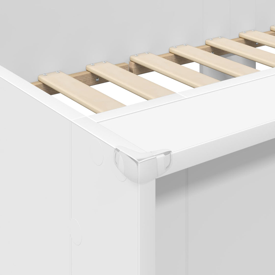 Køjeseng til Børn Hvid 75 x 190 cm Konstrueret træ