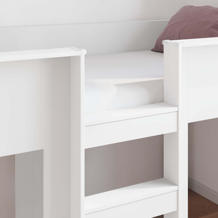 Køjeseng til Børn Hvid 75 x 190 cm Konstrueret træ