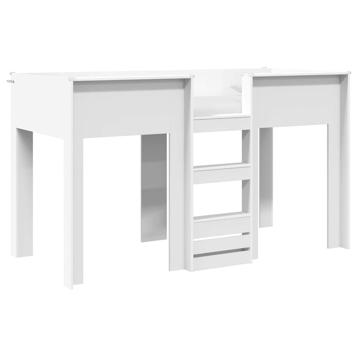 Køjeseng til Børn Hvid 75 x 190 cm Konstrueret træ