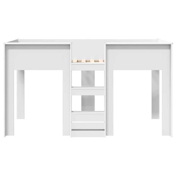 Køjeseng til Børn Hvid 75 x 190 cm Konstrueret træ