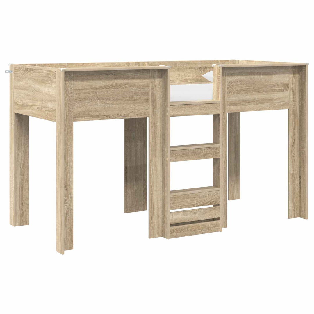 Køjeseng til Børn Sonoma eg 75 x 190 cm Konstrueret træ