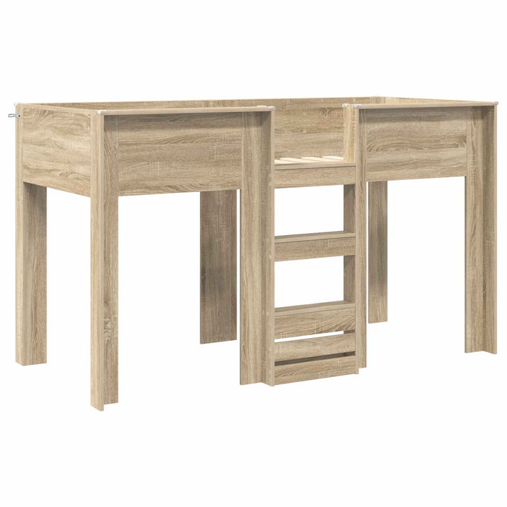 Køjeseng til Børn Sonoma eg 75 x 190 cm Konstrueret træ