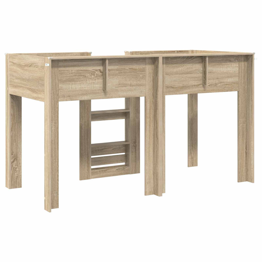 Køjeseng til Børn Sonoma eg 75 x 190 cm Konstrueret træ